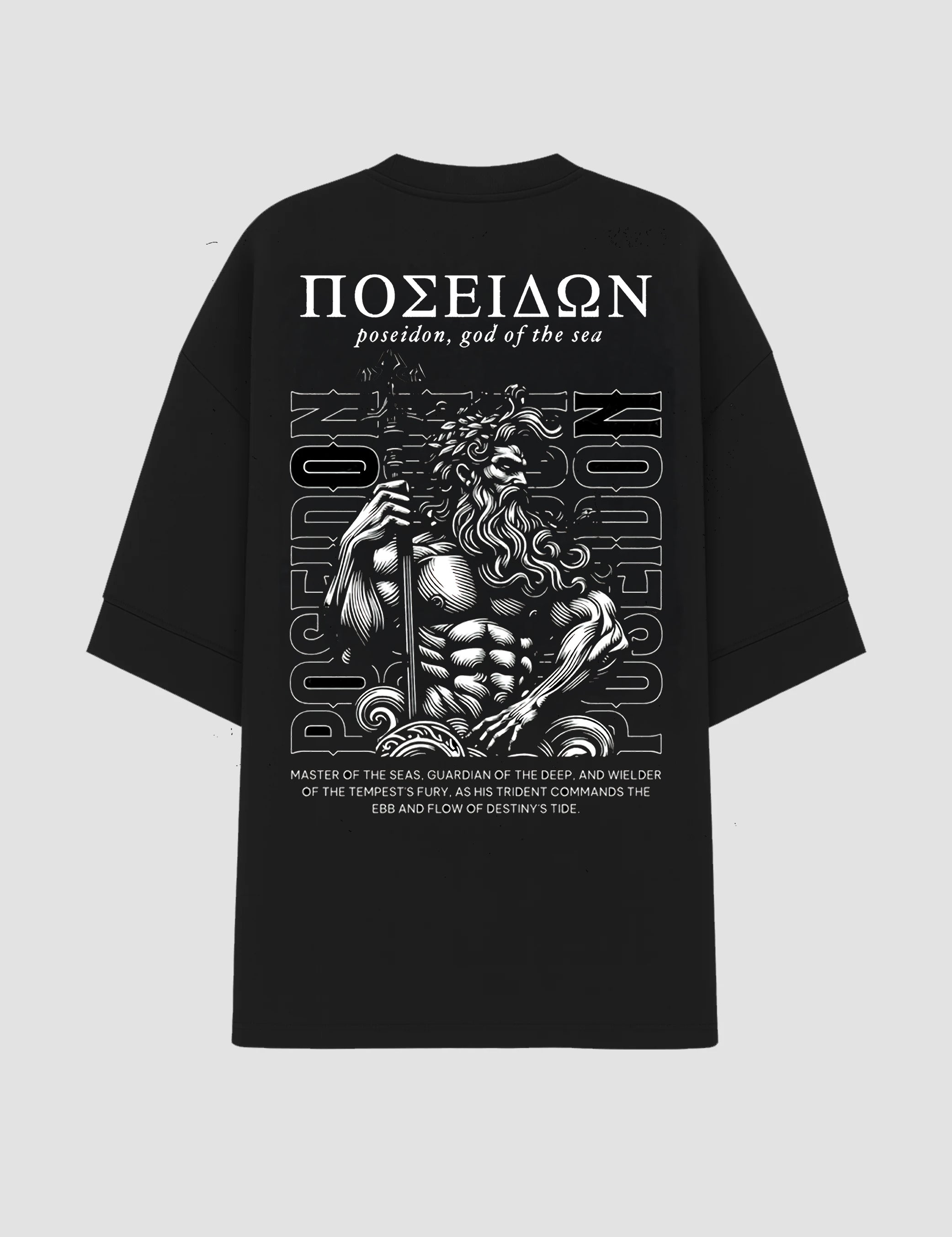 OVERSIZED - POSSEIDON - PRETO